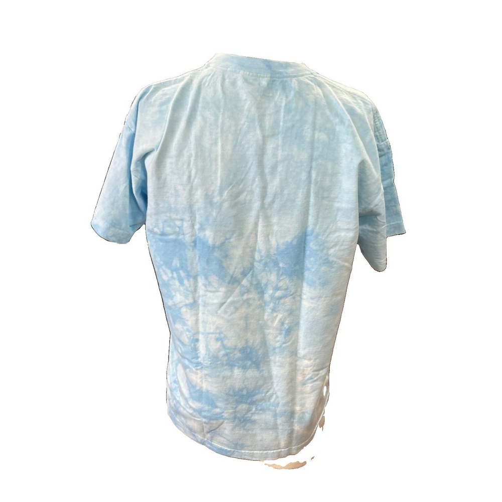 The Mountain Vintage Mens T Shirt Large Horses Short Sleeves Blue - Picture 2 of 7